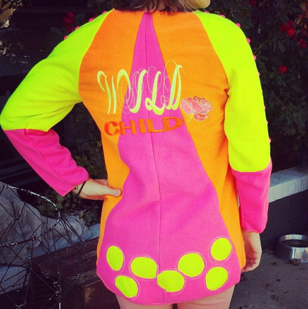 Handmade embellished sweatshirt